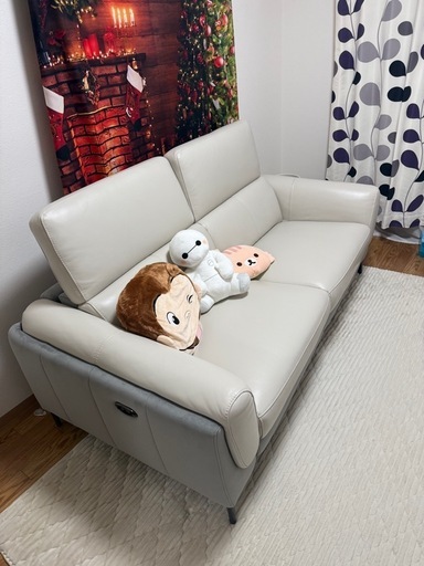 【動作品】電動リクライニングチェア 2人掛け ワタリジャパン