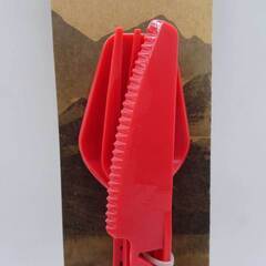 【未使用】プリムス LWトレイルカトラリーセット レッド P-740590 PRIMUS アウトドア キャンプ バーベキューの画像