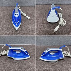2022年製■アイリスオーヤマ スチームアイロン SIR-01-A ブルー IRIS OHYAMA アイロン ドライアイロンの画像
