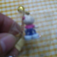 ご当地キティ　岡山限定　デニムキティ　根付けの画像