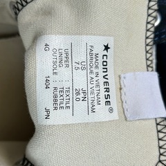 CONVERSE ブラック スニーカーの画像