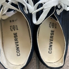 CONVERSE ブラック スニーカーの画像