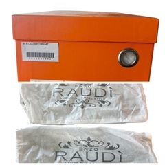【新品】ENZO RAUDi レザー 本革 茶 ゴルフシューズ 27cm相当の画像