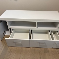 ホワイト　テレビボードの画像
