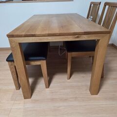木製ダイニングセット美品(１年使用)の画像