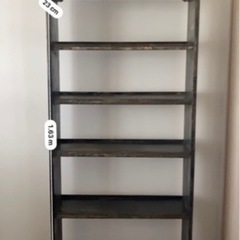 本棚　ビンテージの画像