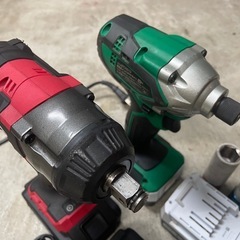 電動インパクトレンチ、電動インパクトドライバーセットの画像