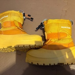mont-bell モンベル スノーブーツ キッズ イエロー 16cmの画像