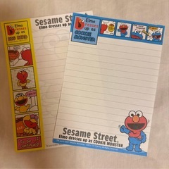 ⦅セサミストリート⦆メモ帳12種類17枚の画像