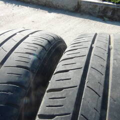 スズキ 純正 アルミホイール 155/65R14 タイヤはちと厳しい 動作未チェック 中古品 現状品の画像