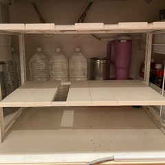 ニトリ　シンク下収納 伸縮ラック　　の画像