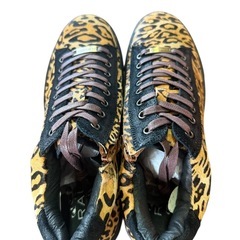 【新品】ENZO RAUDi レオパード 豹柄 起毛 スニーカー 26cm相当の画像