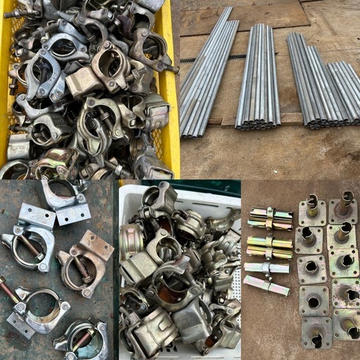 単管　クランプ　(自在、直交、垂木止め、ジョイントピン、ジャッキベース