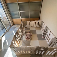 IRIS ベビーサークル 16枚セットの画像