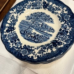 1790年製 Avon Scenes ヴィンテージ アンティーク ティーセットの画像