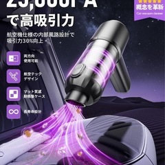 【新品】ハンディクリーナー コードレス 強力吸引力 車用掃除機 4WAYの画像