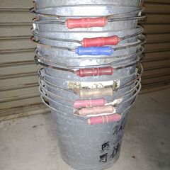 バケツ　ブリキ