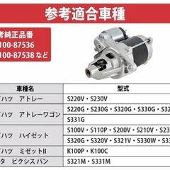 スターター セルモーターの画像