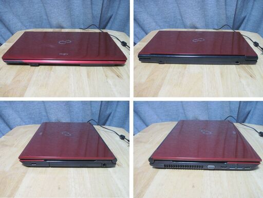 富士通AH40/J/AMD/E2/1800/Win10/メモリ8G/SSD/120G/DVD-RW/office2021