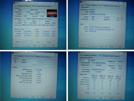 富士通AH40/J/AMD/E2/1800/Win10/メモリ8G/SSD/120G/DVD-RW/office2021