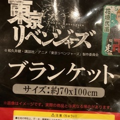 東京リベンジャーズ　ブランケット　松野千冬の画像