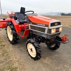 ヤンマー F165 949時間❗️ロータリー付き 自動水平 ハイグリップターン  17馬力 洗車ポンプ F165Dの画像