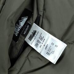 ファーストダウン FIRST DOWN ダウン ジャケット アウター リバーシブル M オリーブ ブラック F142500 ユニセックス BUBBLE DOWN JACKETの画像