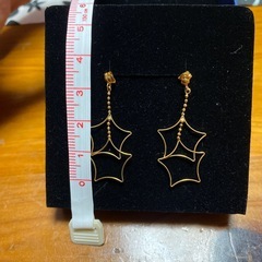 K18 星型ピアスの画像