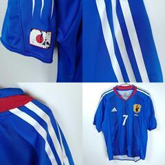 アディダス サッカー 日本代表 04/05 ユニフォーム ホーム #7 中田英寿 M メンズ ADIDASの画像