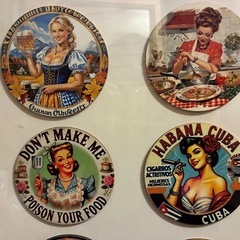 アメリカン木製コースターコレクションの画像