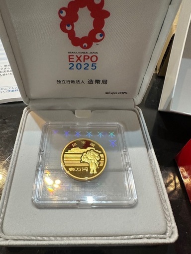 金貨　万博ミャクミャク硬貨　　