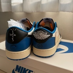 Travis Scott × Fragment × Nike Air Jordan 1 Low OG SP "Military Blue" の画像
