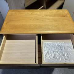 服部家具 モダン ハイチェスト、整理タンス 6段、幅80cm Used/美品の画像