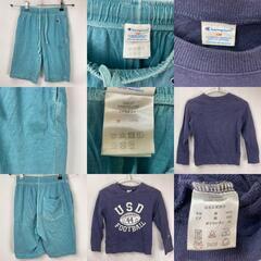 [6点セット] チャンピオン ハーフパンツ スウェット トレーナー ジップアップ 120-140 キッズ CHAMPION ジュニアの画像