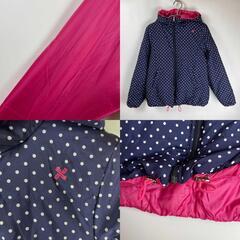 エレッセ 中綿 リバース ナイロン ジャケット フーディ L ピンク WL2850 レディース ellesse テニス バドミントン スポーツウェアの画像