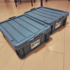 バックルコンテナ2個セット　お引き取り限定　０円　小牧から　何を入れるかはアナタ次第です！の画像