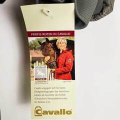 【未使用】カバロ puella 中綿 裏フリース ライディング ジャケット 36 カーキ レディース CAVALLO 乗馬 馬術の画像