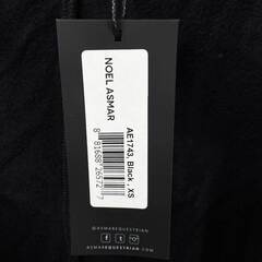 【未使用】ノエルアスマール NOEL ASMAR ジップアップ ストレッチ スウェット ライディングジャケット XS ブラック AE1743 レディース 乗馬 馬術の画像