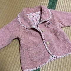 女の子　冬服　80cm カーディガンとダウンのセットの画像