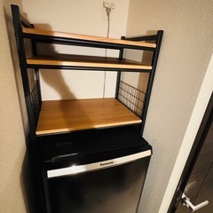 【表示額から本日限定半額中！】パナソニック168L冷蔵庫（山善ラックセット）の画像