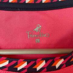 パラディーゾ ドライシャツ プラシャツ 吸収速乾 L ピンク レディース PARADISO テニス バドミントン スポーツウェアの画像