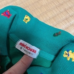 ミキハウス　美品　長袖ポロシャツ　80cm の画像