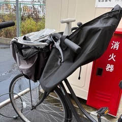 自転車  子供乗る所付の画像