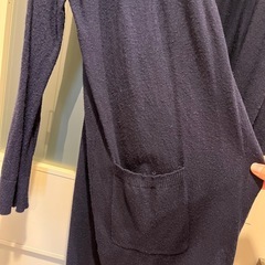 カーディガン　ロングカーディガン　ネイビー　Lサイズ　シューラルー 長袖の画像