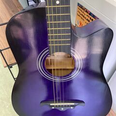 【リサイクルショップ ピカソ 小松原】🎸✨ おしゃれなパープルアコースティックギター入荷！ ✨🎸★8916★の画像