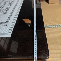 黒檀の座卓の画像