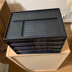 事務用キャビネット12トレイ27x19.5x18cmの画像