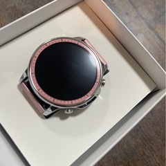 可愛すぎる丸型スマートウォッチ【Fabian】シリコンベルトの画像