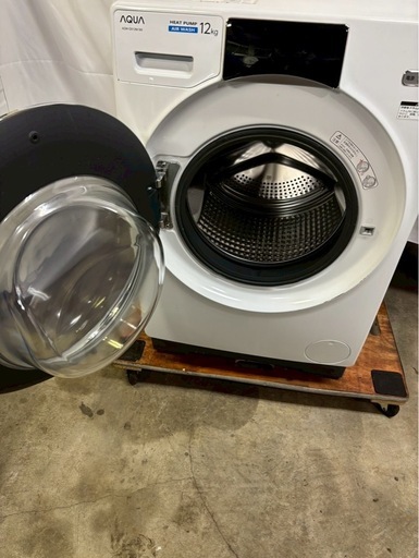 【成約済み】【6ヶ月保証】AQUAドラム式洗濯機 AQW-DX12M 2022年製 洗濯12kg乾燥6kg