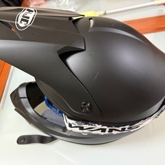HJC バイク用ヘルメット SWANS ゴーグル付きの画像